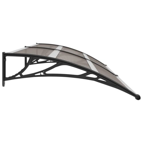 Door Canopy Black 240x100cm PC - Image 3