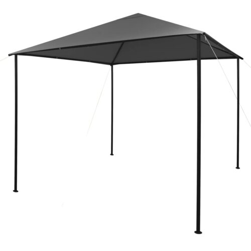 Gazebo 3x3m Anthracite Fabric Steel 180 g/m
