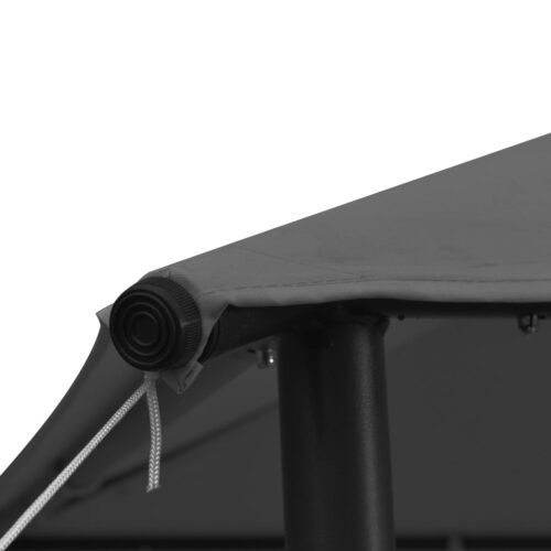 Gazebo 3x3m Anthracite Fabric Steel 180 g/m - Image 5