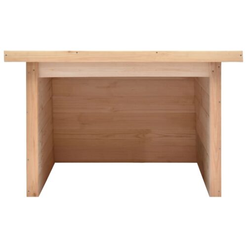 Lawn Mower Garage 92x104x59.5cm Solid Pine Wood 19 mm - Image 3