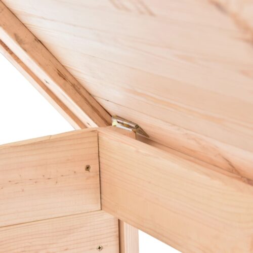 Lawn Mower Garage 92x104x59.5cm Solid Pine Wood 19 mm - Image 6