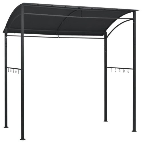 BBQ Gazebo 215x150x220cm Anthracite Steel - Image 2