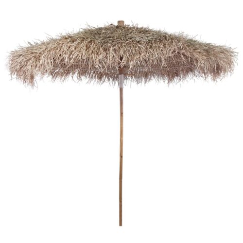 Bamboo Parasol with Banana Leaf Roof 210cm