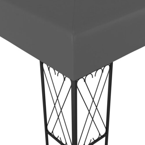 Gazebo 3x3m Anthracite Fabric - Image 3