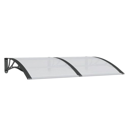 Door Canopy Black 150x100cm Polycarbonate