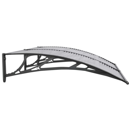 Door Canopy Black 150x100cm Polycarbonate - Image 4