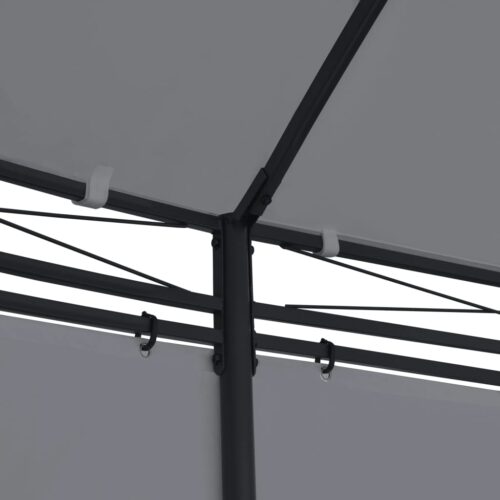Gazebo with Curtains 520x349x255cm Anthracite - Image 5