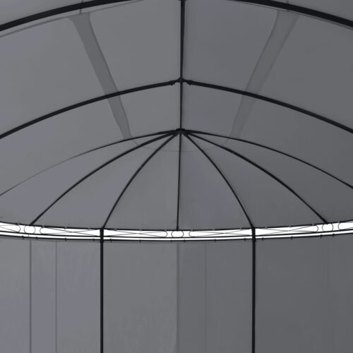 Gazebo with Curtains 520x349x255cm Anthracite - Image 6