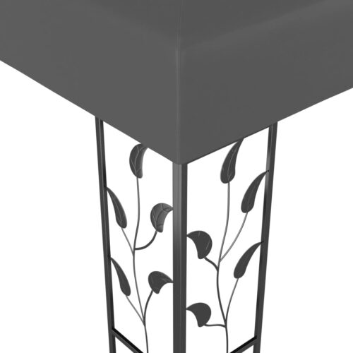 Gazebo with Double Roof 3x4m Anthracite - Image 5