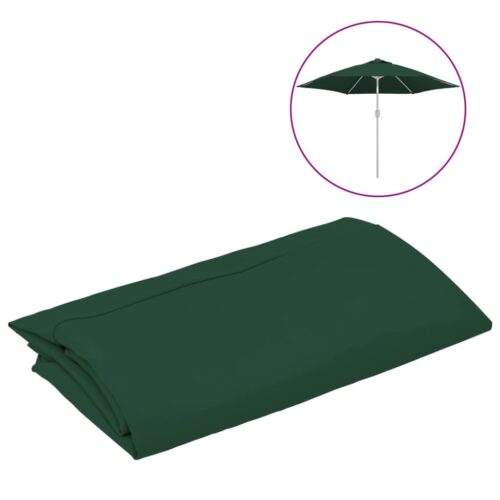 Replacement Fabric for Outdoor Parasol Green 300cm