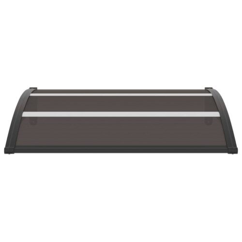 Door Canopy Black 120x75cm PC - Image 2