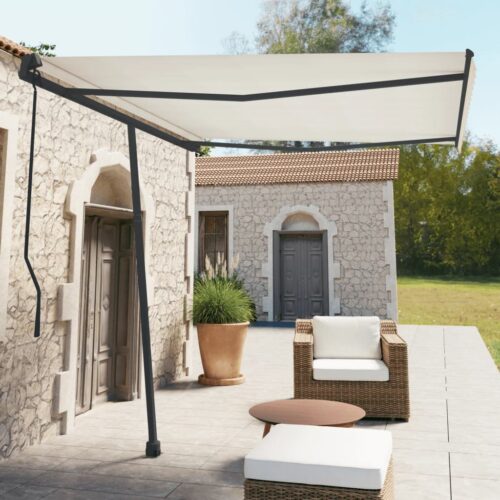 Awning Post Set Anthracite 300x245cm Iron - Image 11
