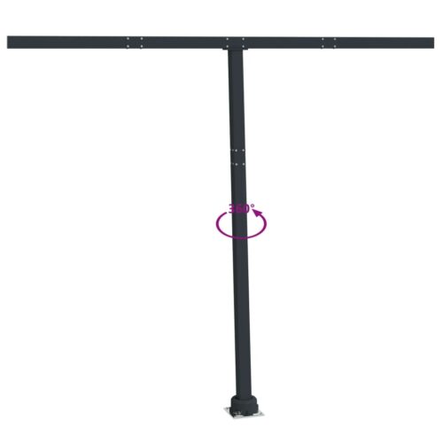 Awning Post Set Anthracite 300x245cm Iron - Image 6