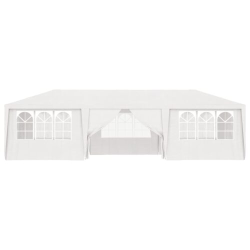 Professional Party Tent with Side Walls 4x9m White 90 g/m - Image 3