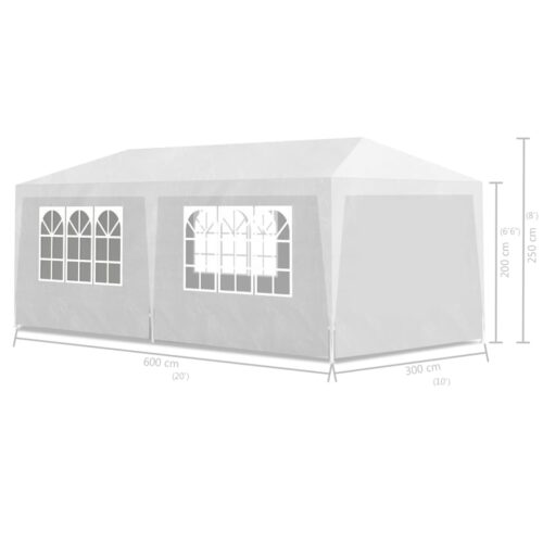 Party Tent 3x6m White - Image 6
