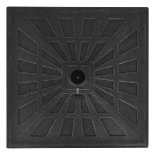 Parasol Base Resin Square Black 19 kg - Image 6