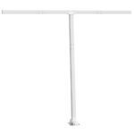 Awning Post Set White 300x245cm Iron