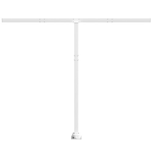 Awning Post Set White 300x245cm Iron - Image 3