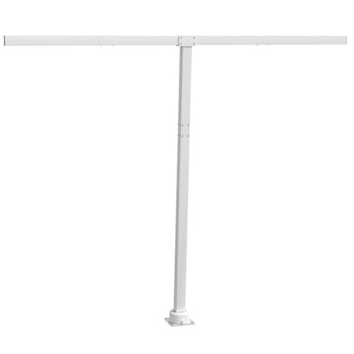 Awning Post Set White 300x245cm Iron - Image 5