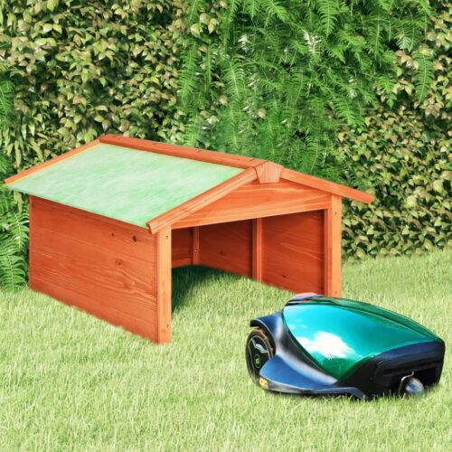Robotic Lawn Mower Garage 72x87x50cm Solid Firwood