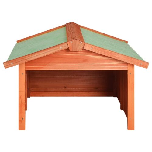 Robotic Lawn Mower Garage 72x87x50cm Solid Firwood - Image 4
