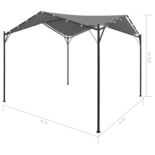 Gazebo 4x4m Anthracite - Image 8