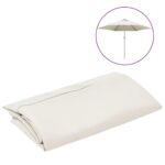 Replacement Fabric for Outdoor Parasol Sand White 300cm