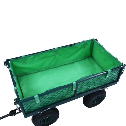 Garden Cart Liner Green Fabric - Image 4