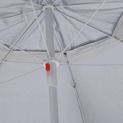 Beach Parasol with Side Walls Sand 215cm - Image 7