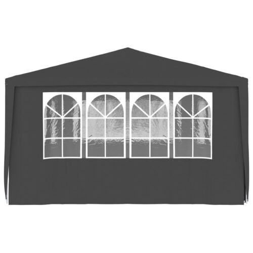Professional Party Tent with Side Walls 4x6m Anthracite 90 g/m - Image 4