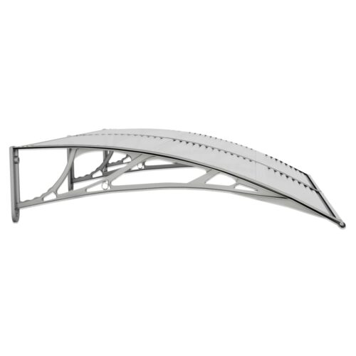 Door Canopy Grey 150x100cm Polycarbonate - Image 4