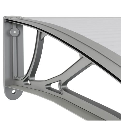 Door Canopy Grey 150x100cm Polycarbonate - Image 5