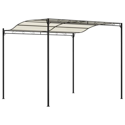 Gazebo Fabric Cream White - Image 4
