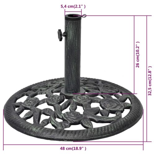 Umbrella Base Cast Iron 12 kg 48cm - Image 6