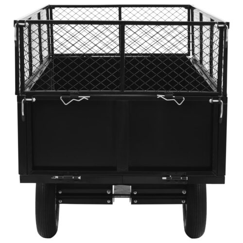 Tipping Trailer for Lawn Mower 300 kg Load - Image 4