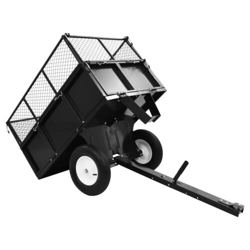 Tipping Trailer for Lawn Mower 300 kg Load - Image 5