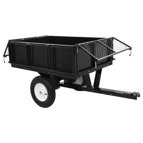 Tipping Trailer for Lawn Mower 300 kg Load - Image 6