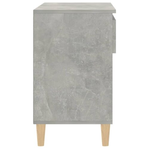 Shoe Cabinet Concrete Grey 70x36x60cm Engineered Wood - Image 8