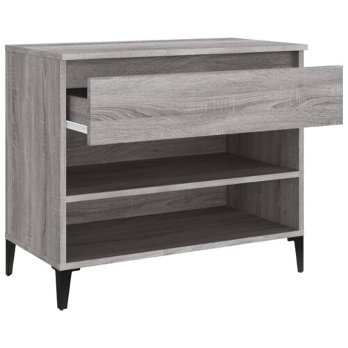 Shoe Cabinet Grey Sonoma 70x36x60cm Engineered Wood - Image 6