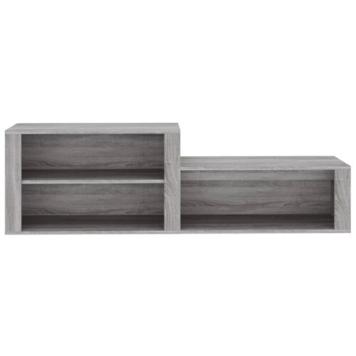 Shoe Cabinet Grey Sonoma 150x35x45cm Engineered Wood - Image 5