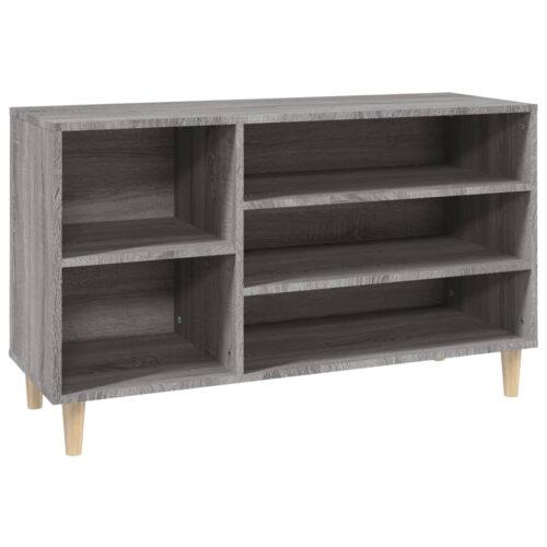 Shoe Cabinet Grey Sonoma 102x36x60cm Engineered Wood - Image 2