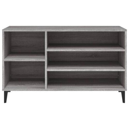 Shoe Cabinet Grey Sonoma 102x36x60cm Engineered Wood - Image 5