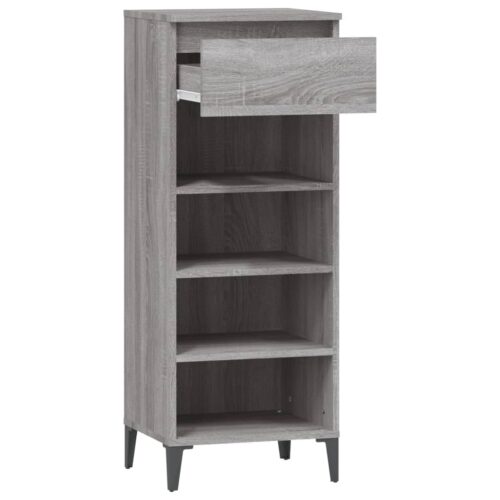 Shoe Rack Grey Sonoma 40x36x105cm Engineered Wood - Image 5