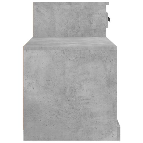 Shoe Cabinet Concrete Grey 100x42x60cm Engineered Wood - Image 7