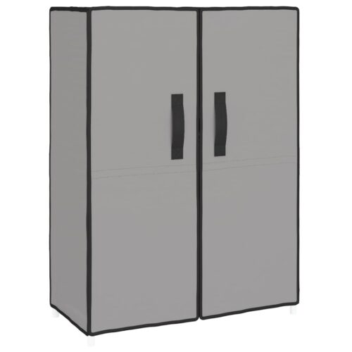 Shoe Cabinet Grey 60x28x90cm Fabric - Image 2