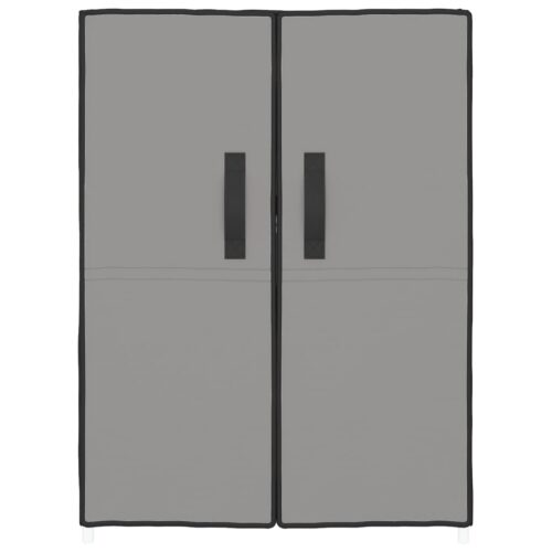 Shoe Cabinet Grey 60x28x90cm Fabric - Image 3