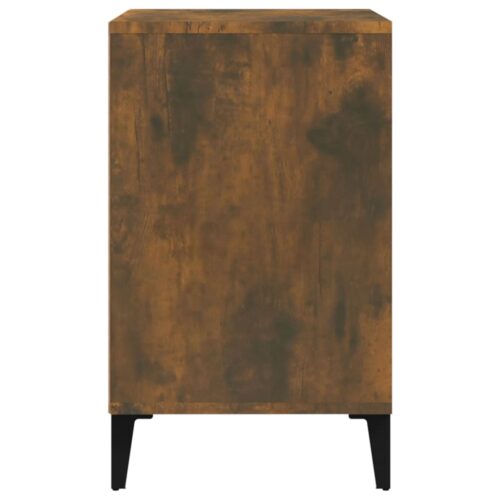 Shoe Cabinet Smoked Oak 102x36x60cm Engineered Wood - Image 4