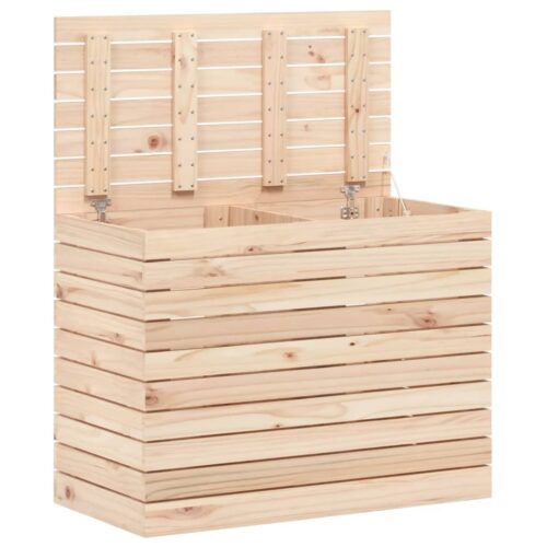 Laundry Basket 88.5x44x66cm Solid Wood Pine - Image 4