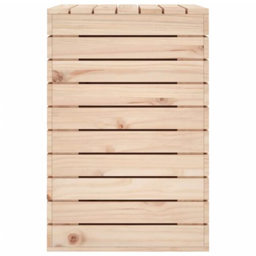 Laundry Basket 88.5x44x66cm Solid Wood Pine - Image 6