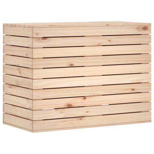 Laundry Basket 88.5x44x66cm Solid Wood Pine - Image 7